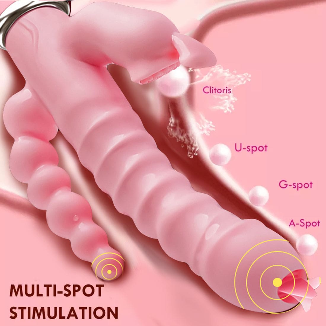 Women Sex Toys For Couples Clit Vibrator Multi Speed Licking Dildo G Spot Bullet