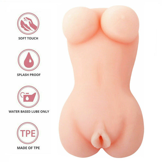 Real Vagina Pocket Pussy Masturbator Sex Toy Love Doll Flesh For Male Men - secretera