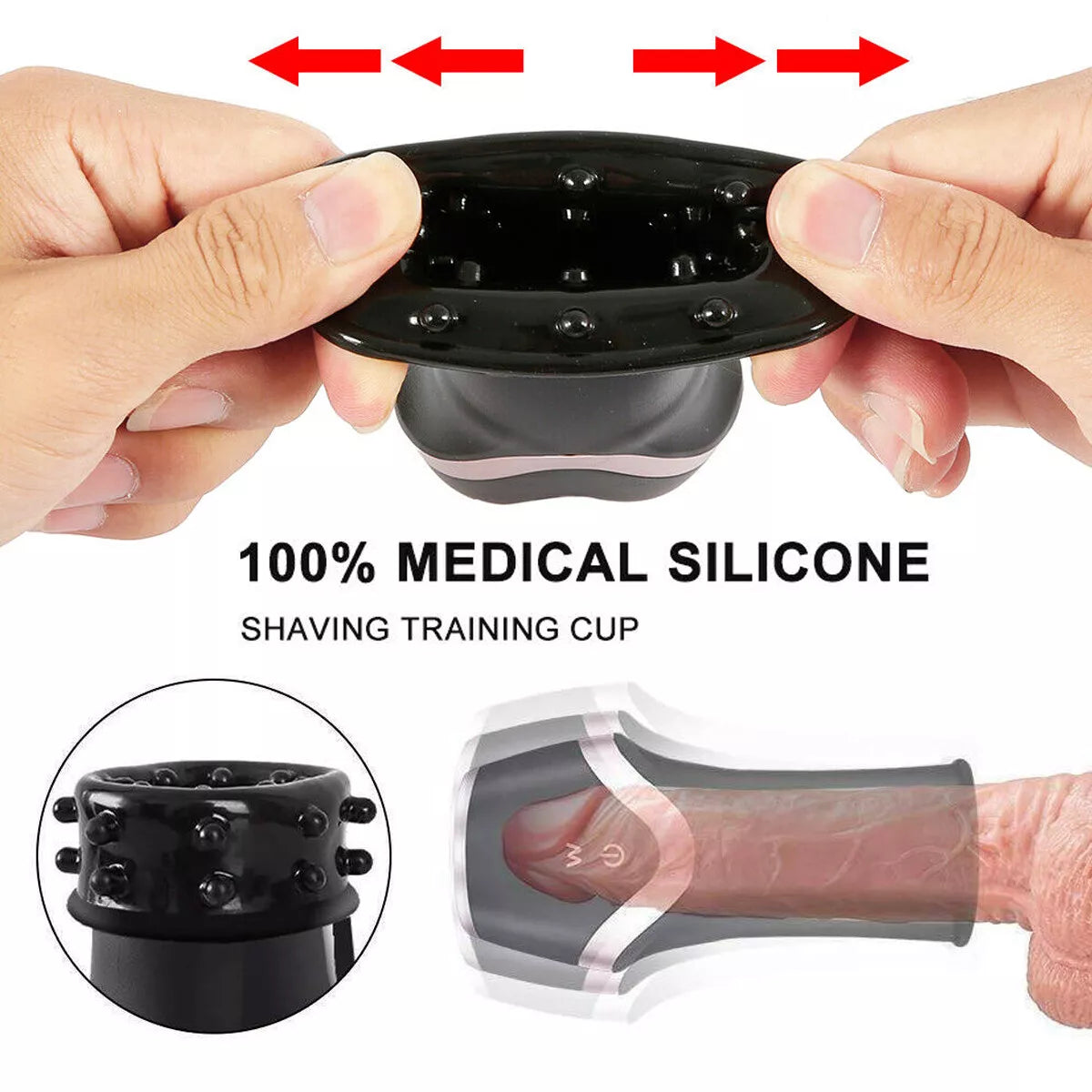 Pocket Pussy Automatic Handsfree Male Masturbator Cups Stroker Sex Toys for Men