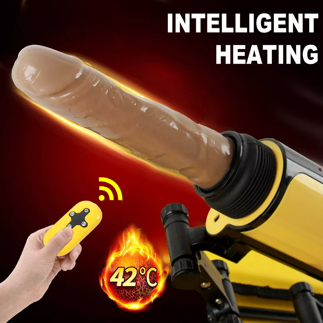 FULLY AUTOMATIC FUCKING MACHINE ELECTRIC THRUSTING DILDO SEX TOY FOR WOMEN MEN