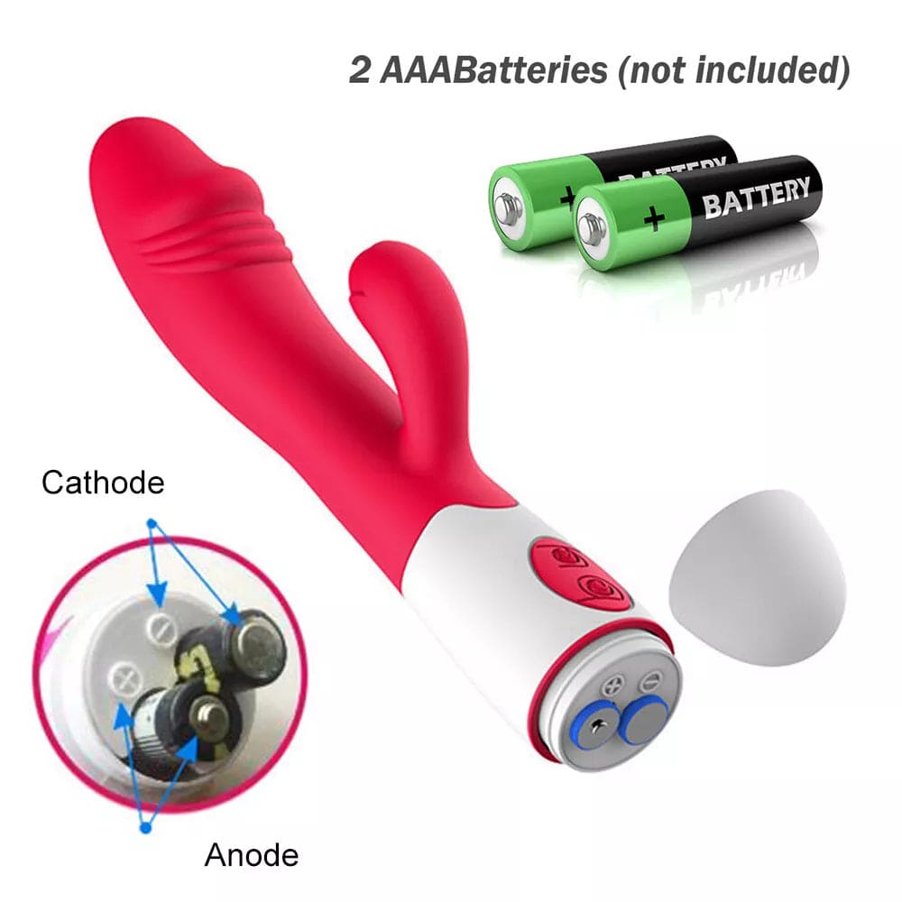 Rabbit Vibrator G-spot Dildo Vibe Waterproof Massager Sex Toy for Women Female