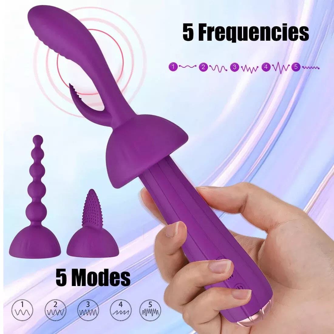 G Spot Vibrator Clitoris Dildo Anal Vibrator Nipple Stimulator Women Sex Toys