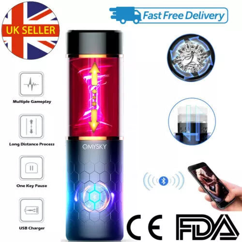 Electric Hands Free Male Masturbator Automatic Flesh Cup Stroker Sex Toy For Men