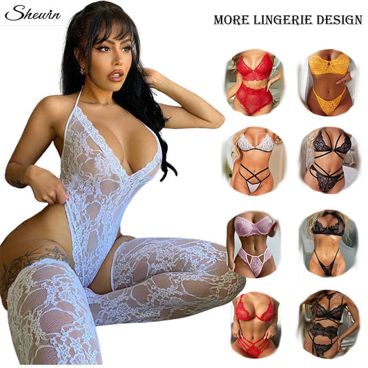 2022 Wholesale Night Wear Lenceria Lace Hot Lingerie Bodysuits Women Sexy Lingerie - Yourlovelychoices