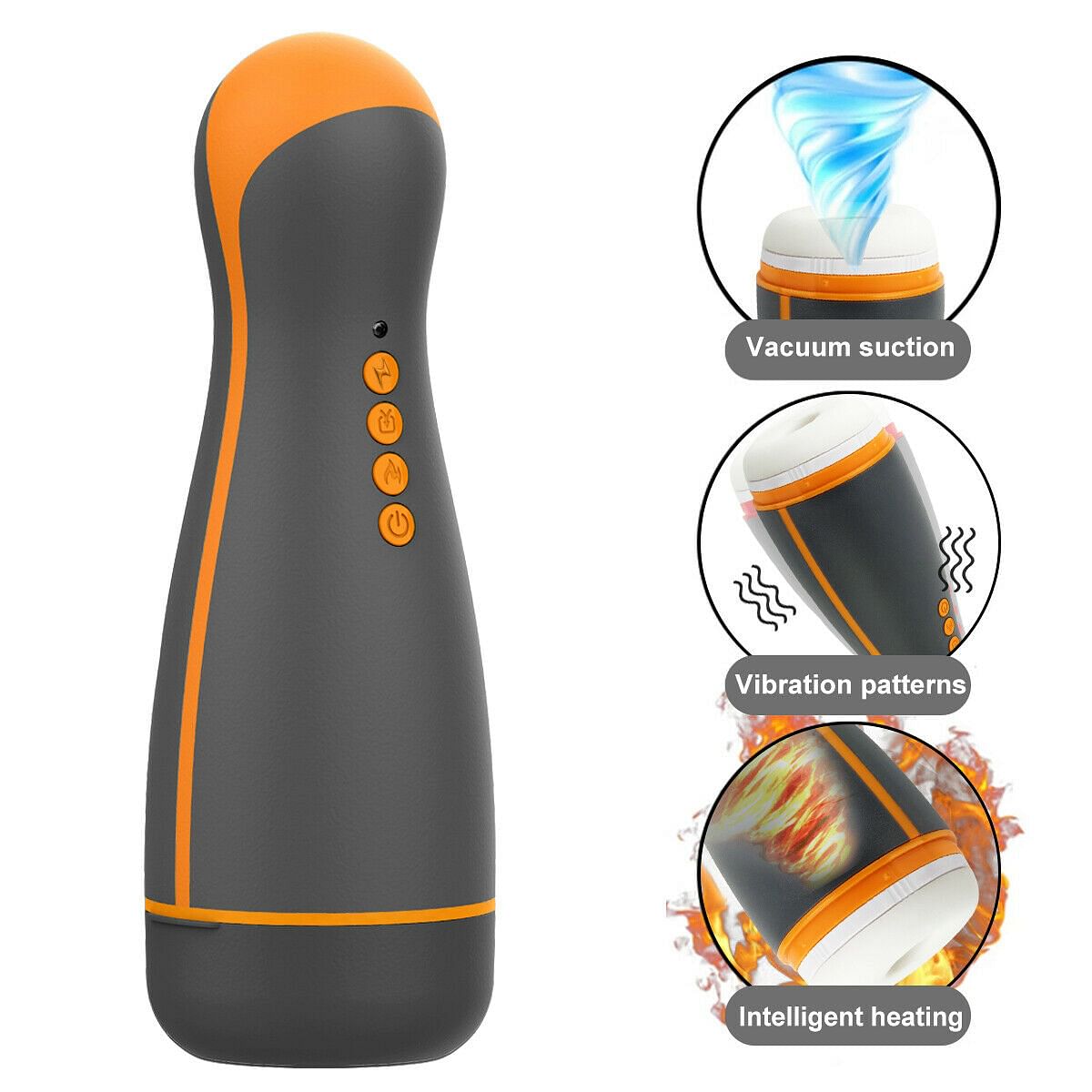 Automatic Sucking Clip Storker Masturbator Sex Toy For Men Vibrating Heating UK - Yourlovelychoices