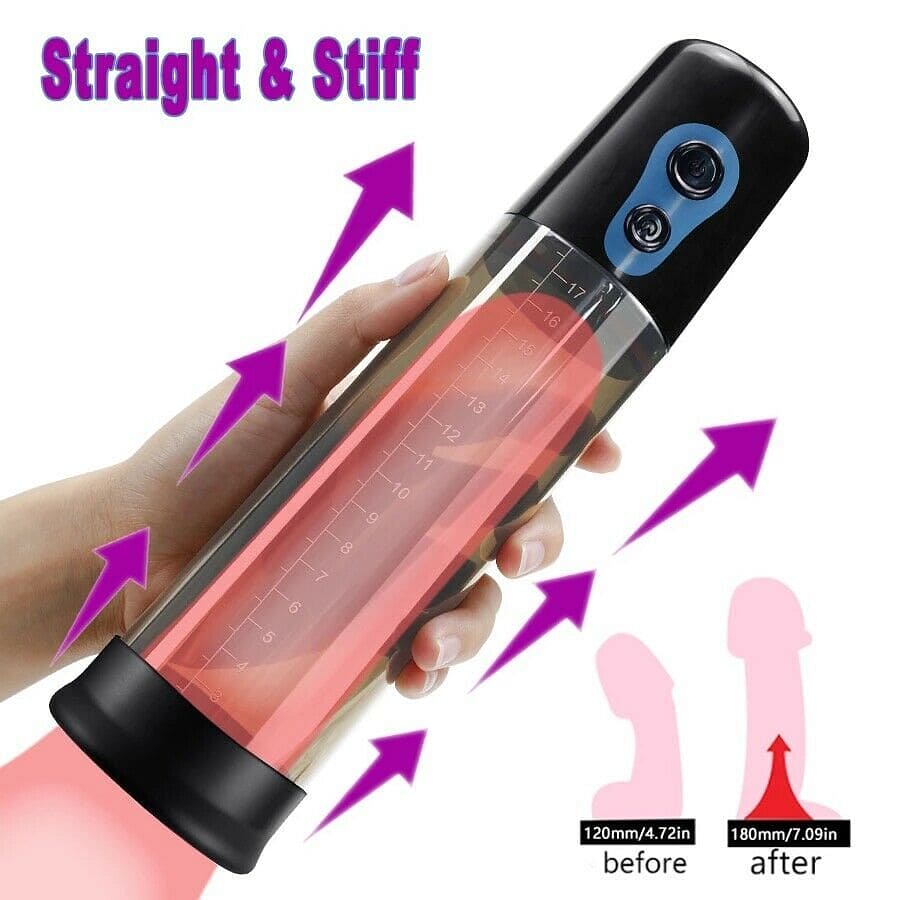 Automatic Male Penis Cock Enlarger Pump Vacuum Exercise Suction Men Sex Toys - Yourlovelychoices