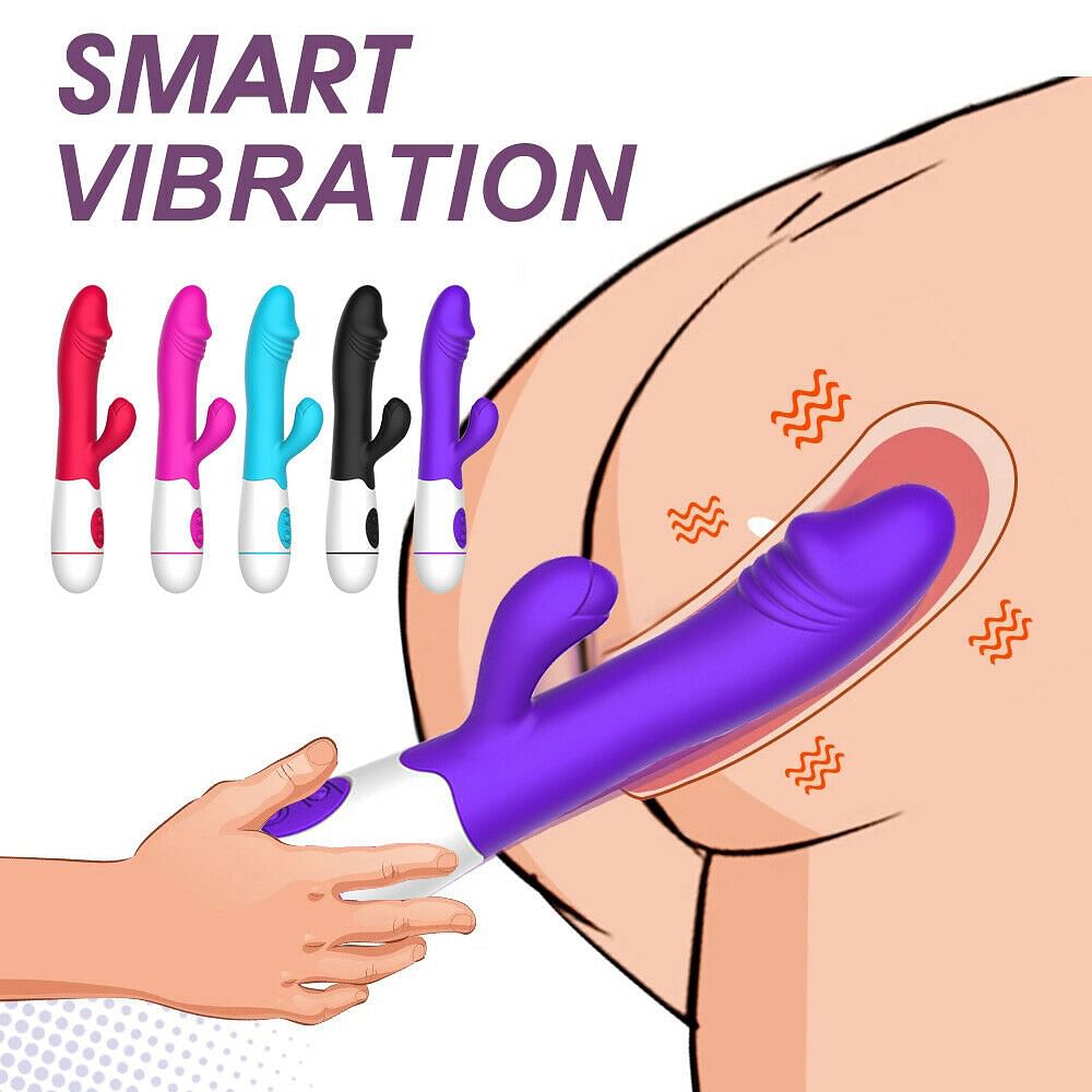 30 Speeds Vibrator Dildo G-Spot Clitoral Stimulator Orgasm Sex Toys for Women - Yourlovelychoices