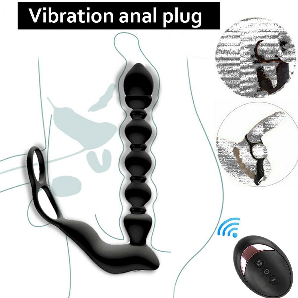 Vibrating Prostate Massager 10 Speed Anal Beads Dildo Vibrator Adults Sex Toys - Yourlovelychoices