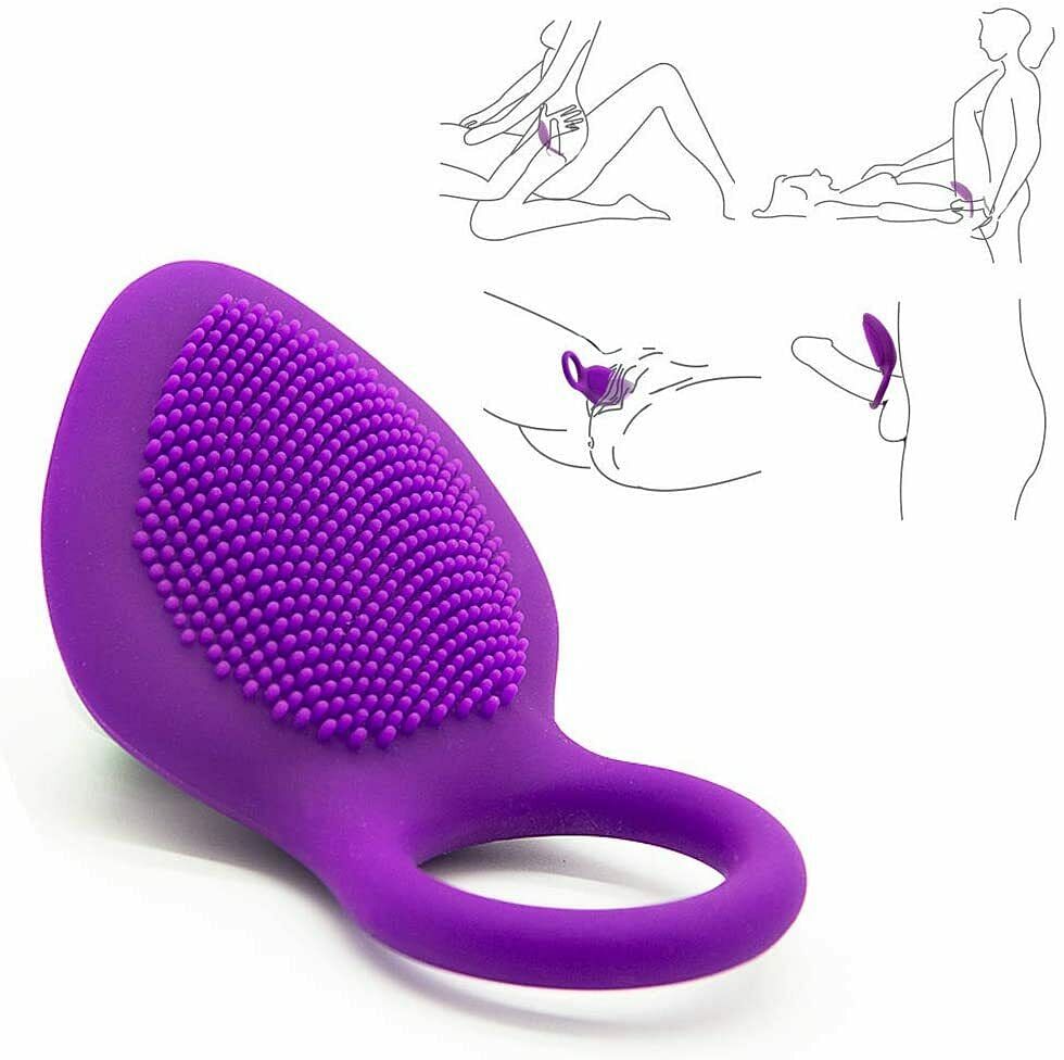 10 Speed Vibrating Cock Ring Penis Dildo Vibrator Sex Toy Men Couples Trainer - Yourlovelychoices