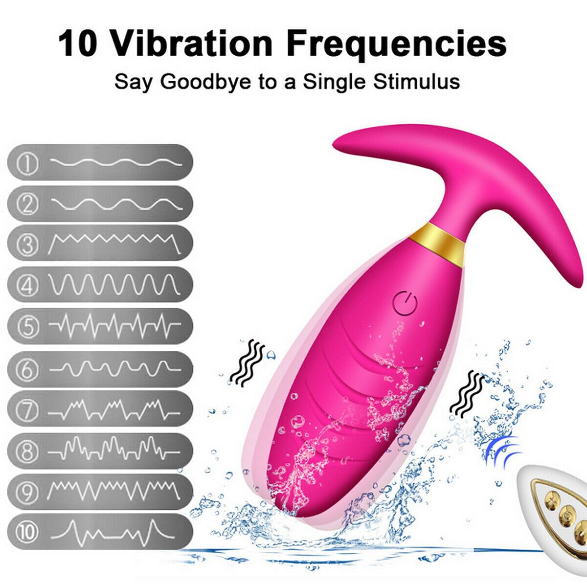 Anal Plug Vibrator Vagina Clitoral Stimulator Adults Sex Toys for Women Female - Yourlovelychoices