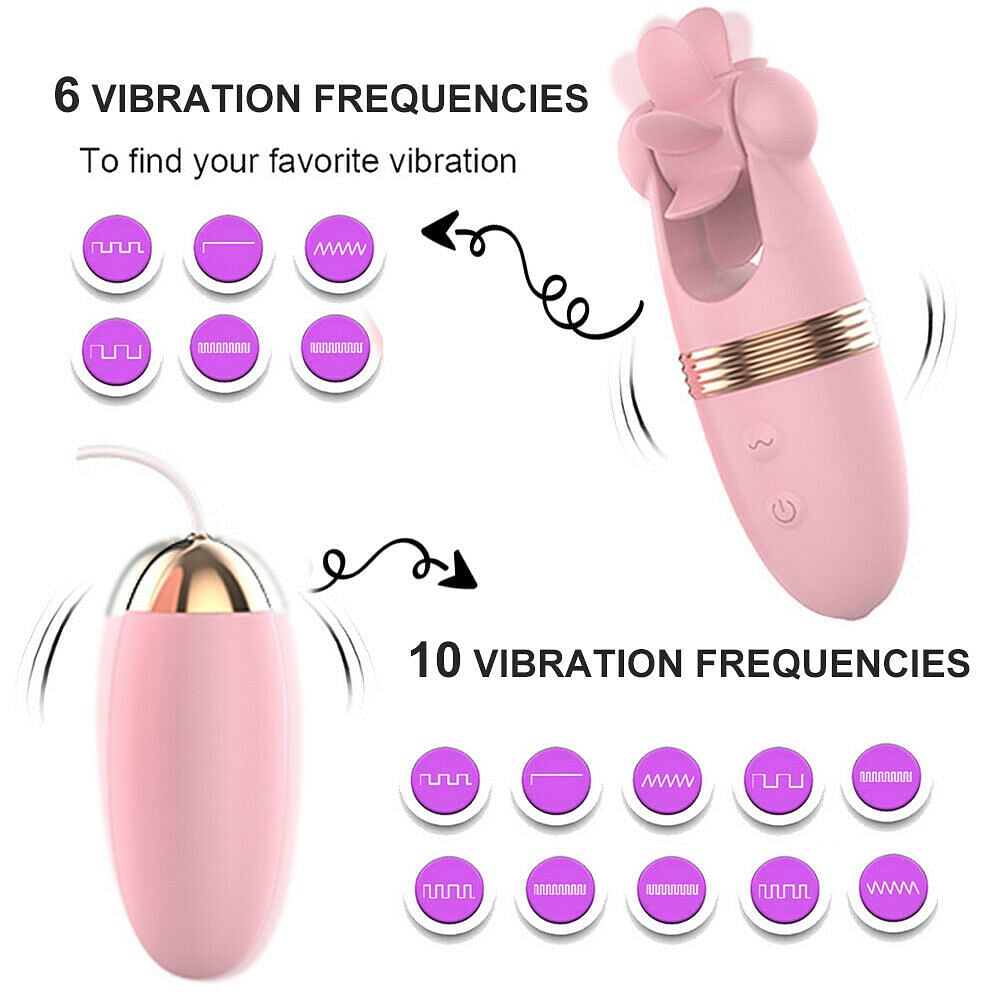 3 in 1 Vibrating Masturbator Sucking Sex Toys Licking Tongue Clitoris Stimulator - Yourlovelychoices