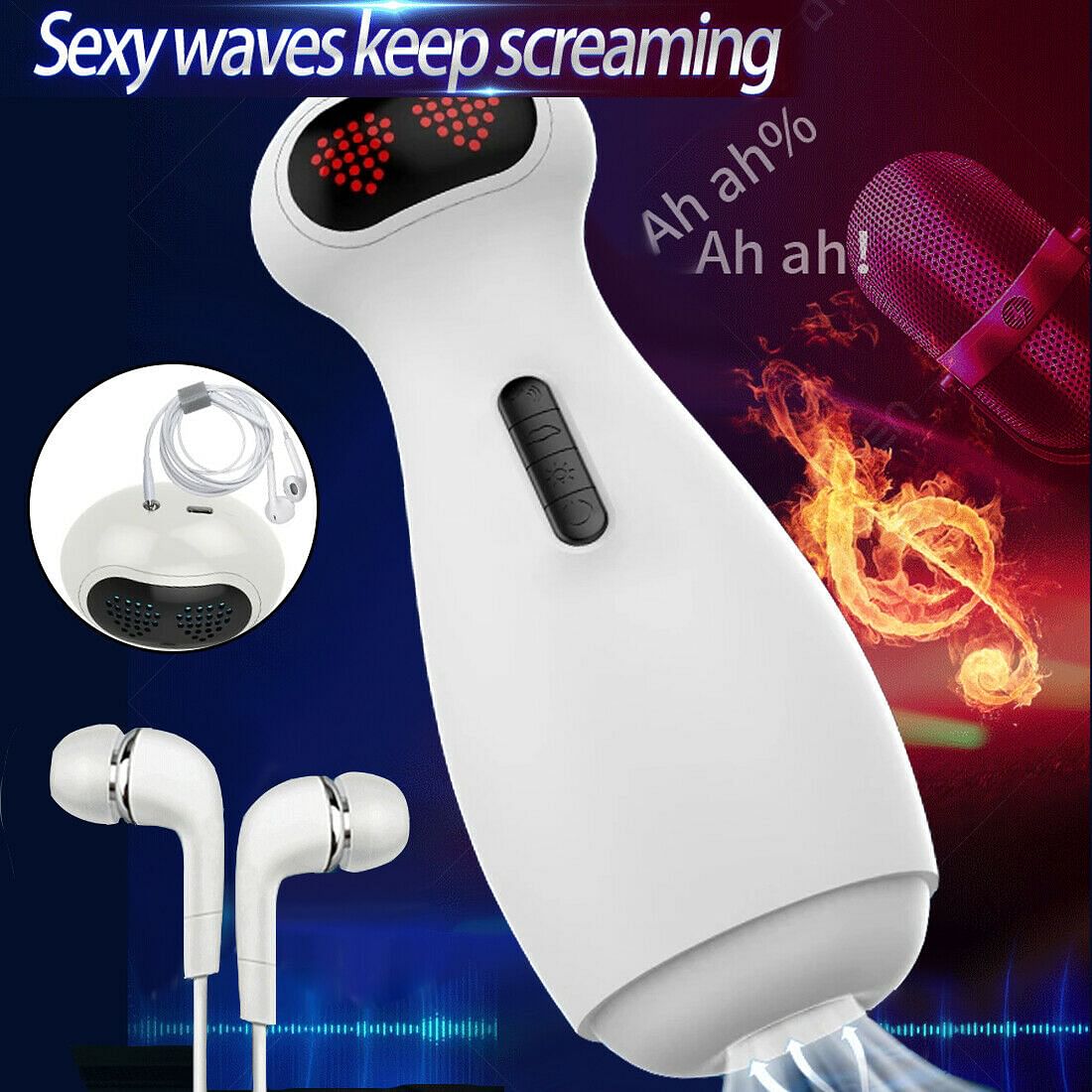 Powerful Clip Sucking Telescopic Masturbator Cup Vacuum Heating Sex Toy for Men - Yourlovelychoices