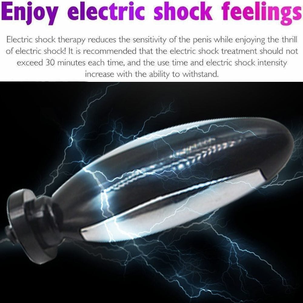 E-stim Shock Anal Plug Vibrator Butt Anus Sex Toys Electric Stimulation Massage - secretera