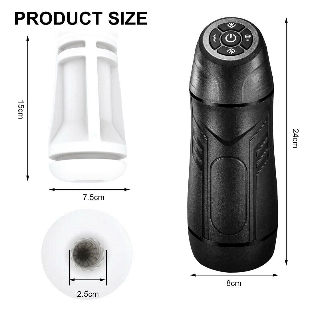 10 Mode Vibrating Cock Ring Prostate Vibrator Dildo Anal Plug Sex Toys - Yourlovelychoices