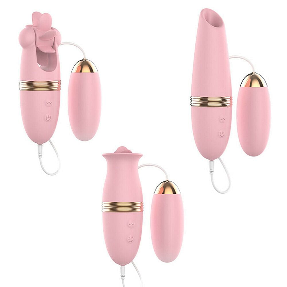 3 in 1 Vibrating Masturbator Sucking Sex Toys Licking Tongue Clitoris Stimulator - Yourlovelychoices