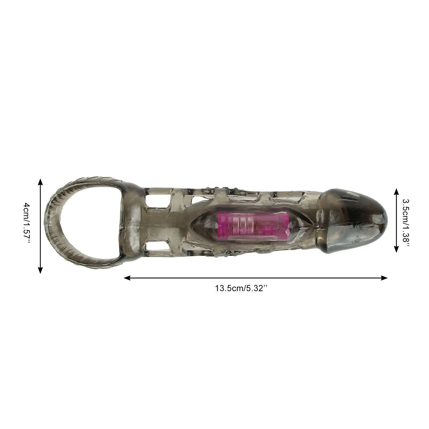 Longer Penis Sleeve Cock Ring G-Spot Vibrator Extender Adults Sex Toys Vibrating - Yourlovelychoices