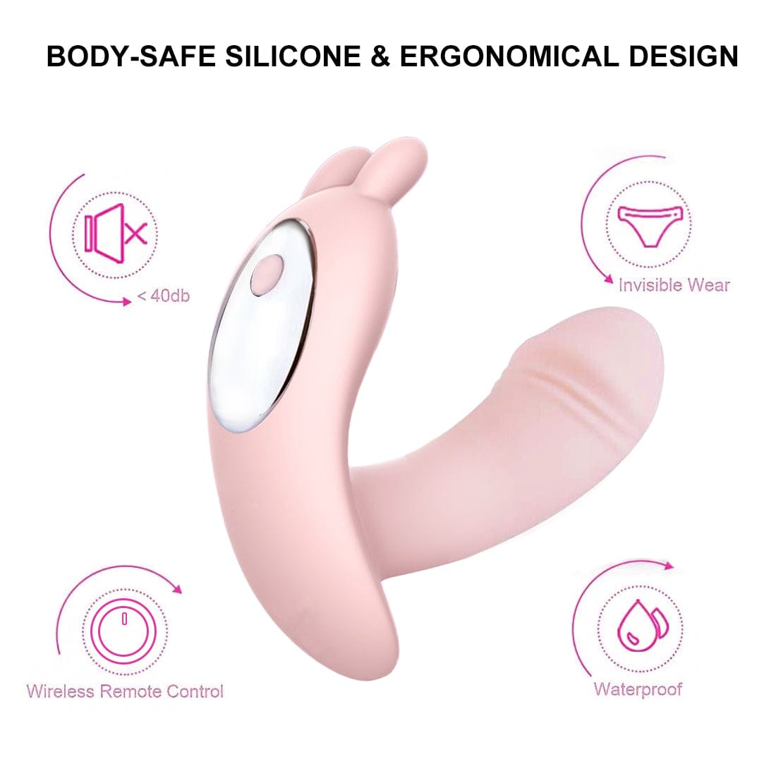 Wireless Wearable Dildo G-Spot Remote Control Vibrator Adult Sex Toys For Women - secretera