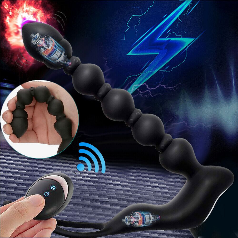 Vibrating Prostate Massager 10 Speed Anal Beads Dildo Vibrator Adults Sex Toys - Yourlovelychoices