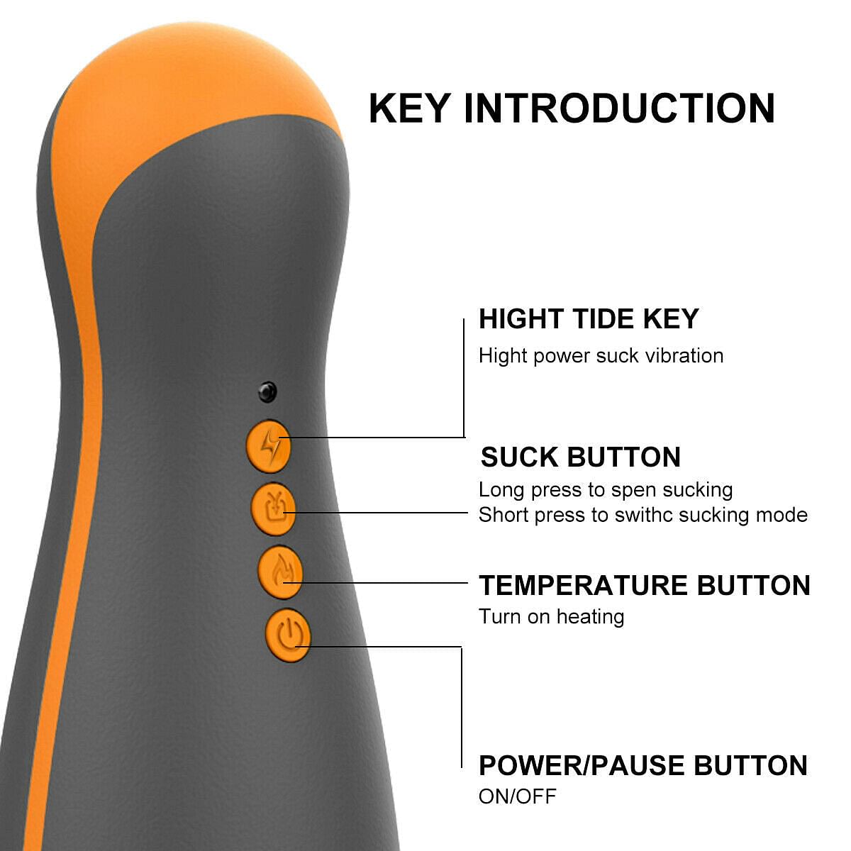 Automatic Sucking Clip Storker Masturbator Sex Toy For Men Vibrating Heating UK - Yourlovelychoices