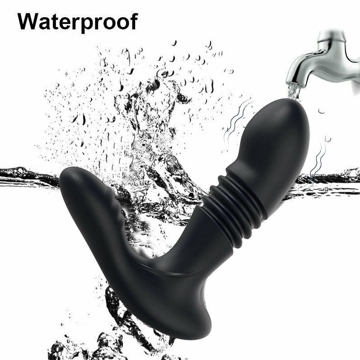 Strong Vibrating Thrusting Prostate Massager Vibrator Sex Toys Anal Butt Plug UK - Yourlovelychoices