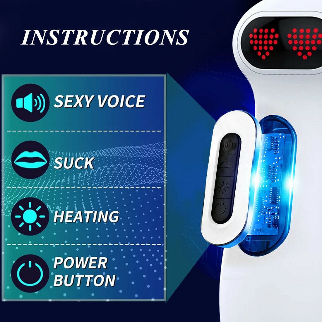 Powerful Clip Sucking Telescopic Masturbator Cup Vacuum Heating Sex Toy for Men - Yourlovelychoices