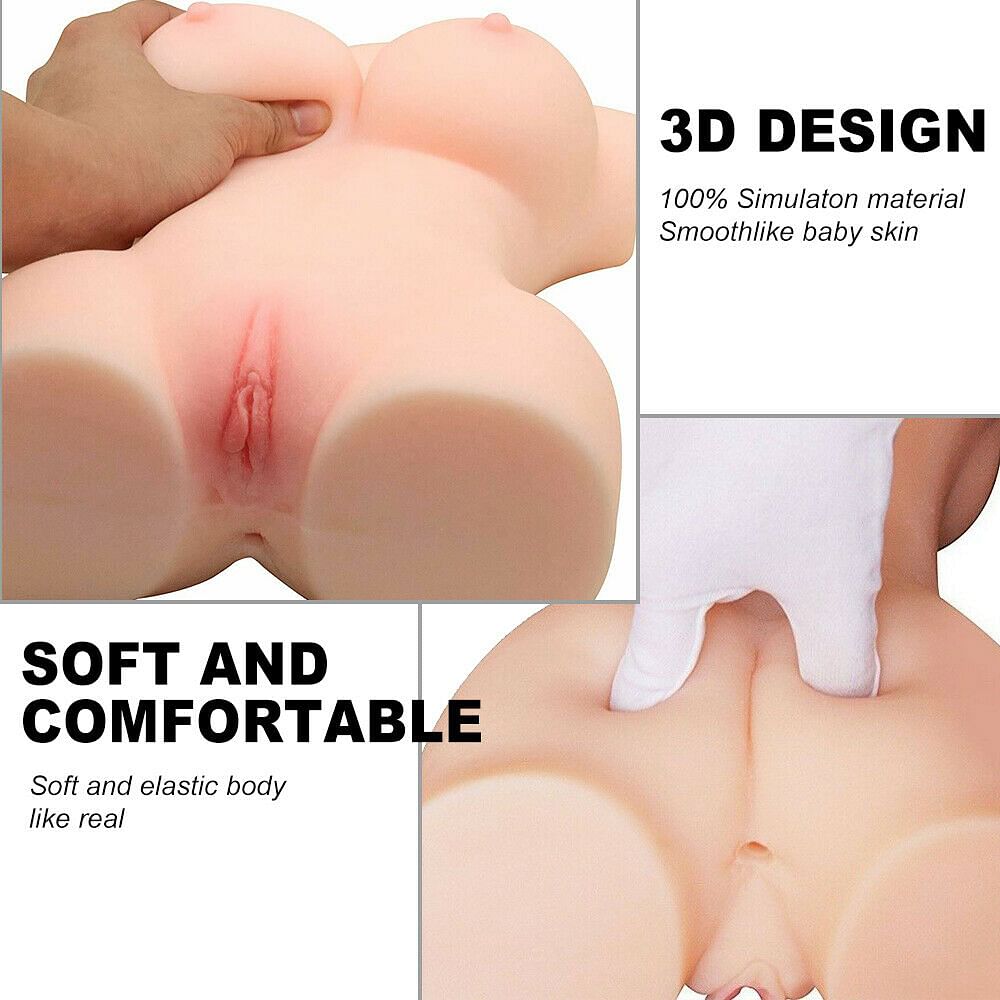 Realistic Real Feel Pussy Ass Male Masturbator Soft Sex Doll Toys Anal Vaginal - Yourlovelychoices