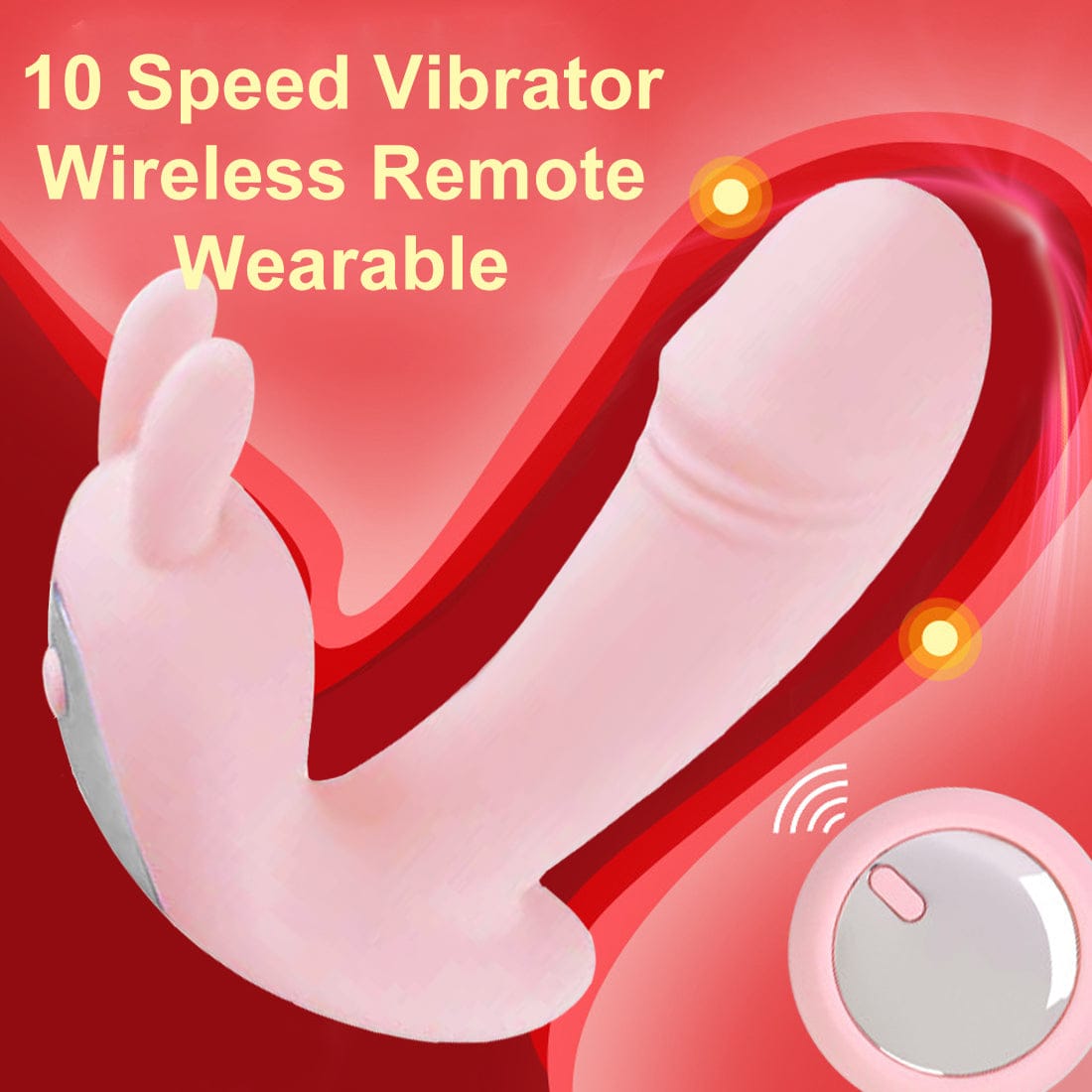 Wireless Wearable Dildo G-Spot Remote Control Vibrator Adult Sex Toys For Women - secretera