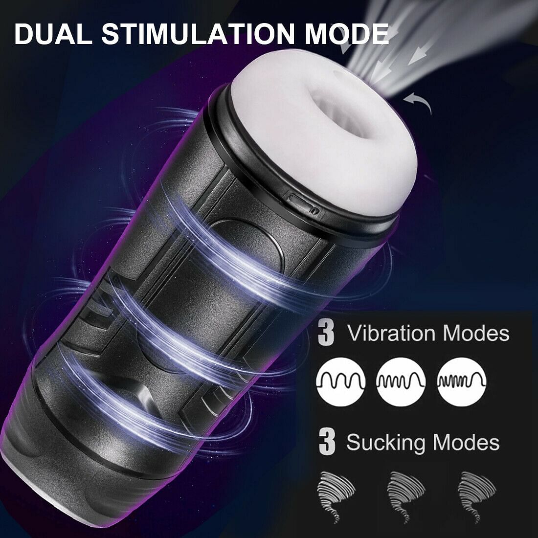 10 Mode Vibrating Cock Ring Prostate Vibrator Dildo Anal Plug Sex Toys - Yourlovelychoices