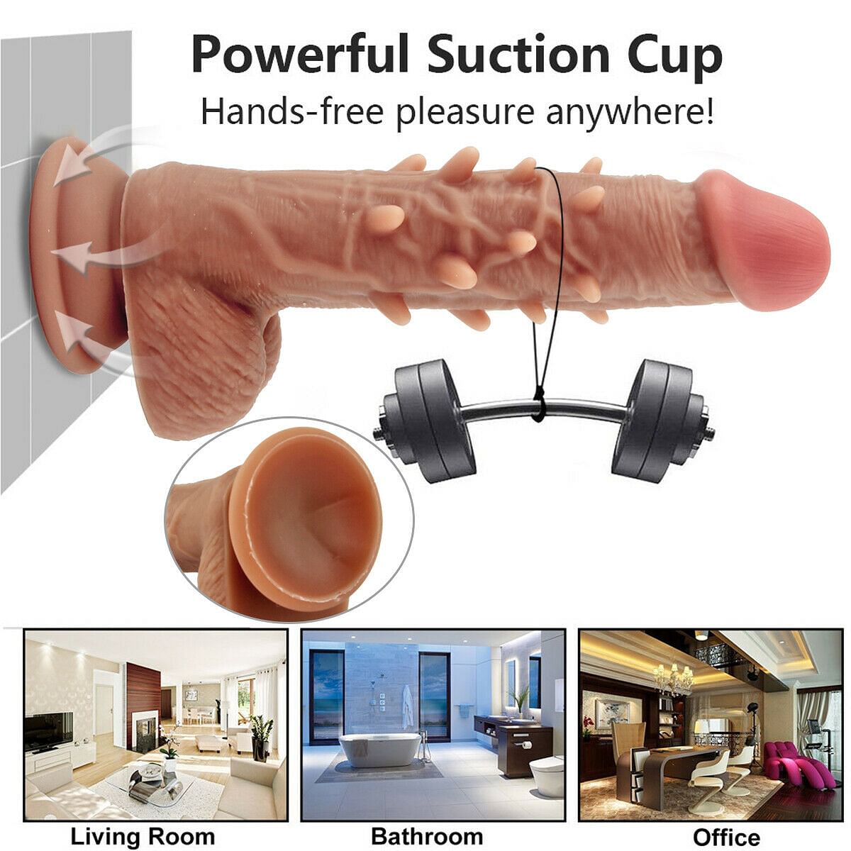 20cm Realistic Dildo Penis Masturbator Clitoral Stimulator For Female Sex Toy - Yourlovelychoices