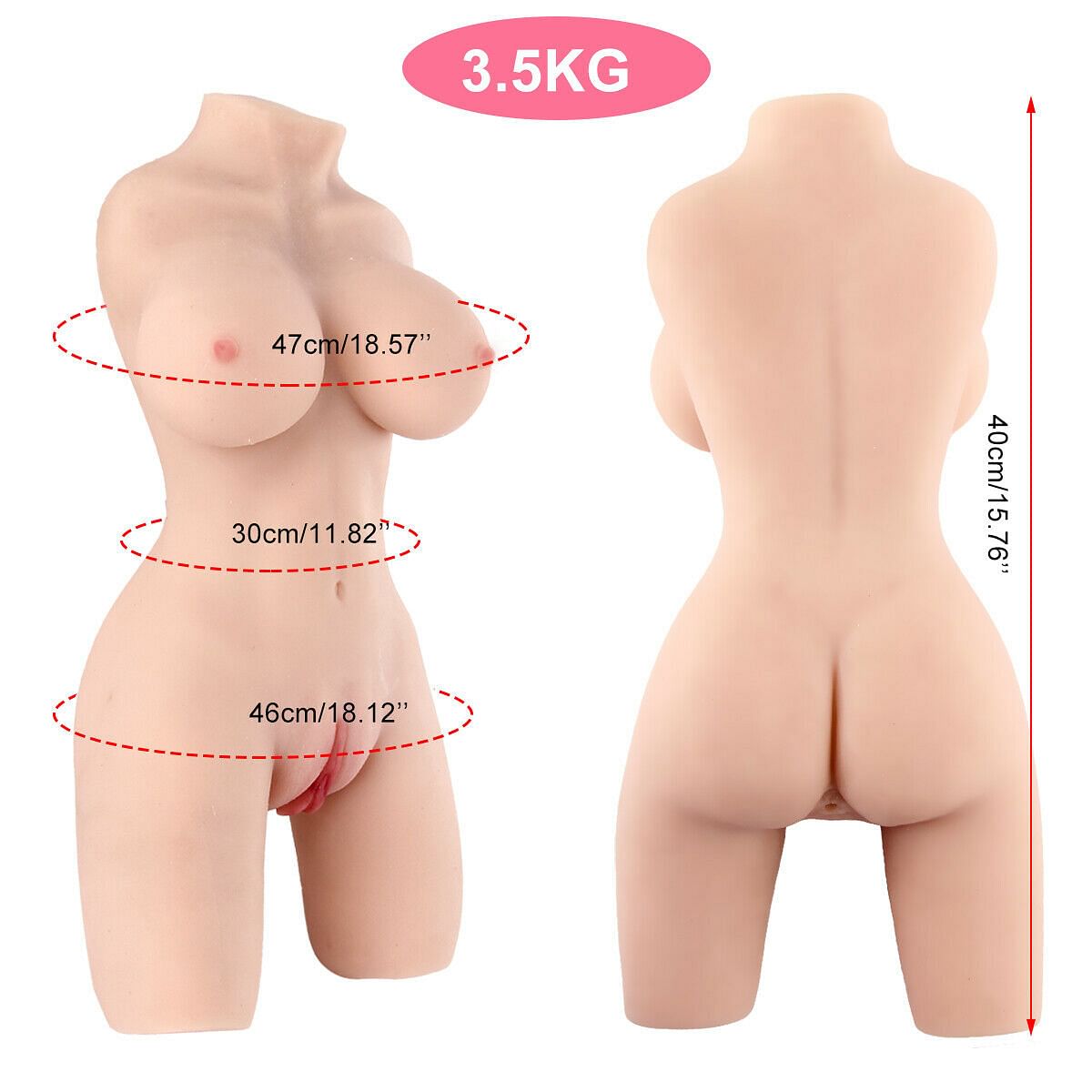 Lovers Dolls Torso Bendable Joint Full Body Vagina Anal Legs Sex Toy For Men - Yourlovelychoices