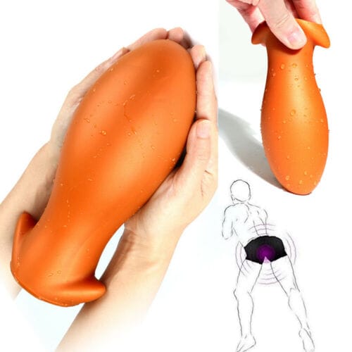 Butt Plug Anal Dildo Kit Sex Toys For Women Men Soft Large Chunky Prober 15CM - secretera