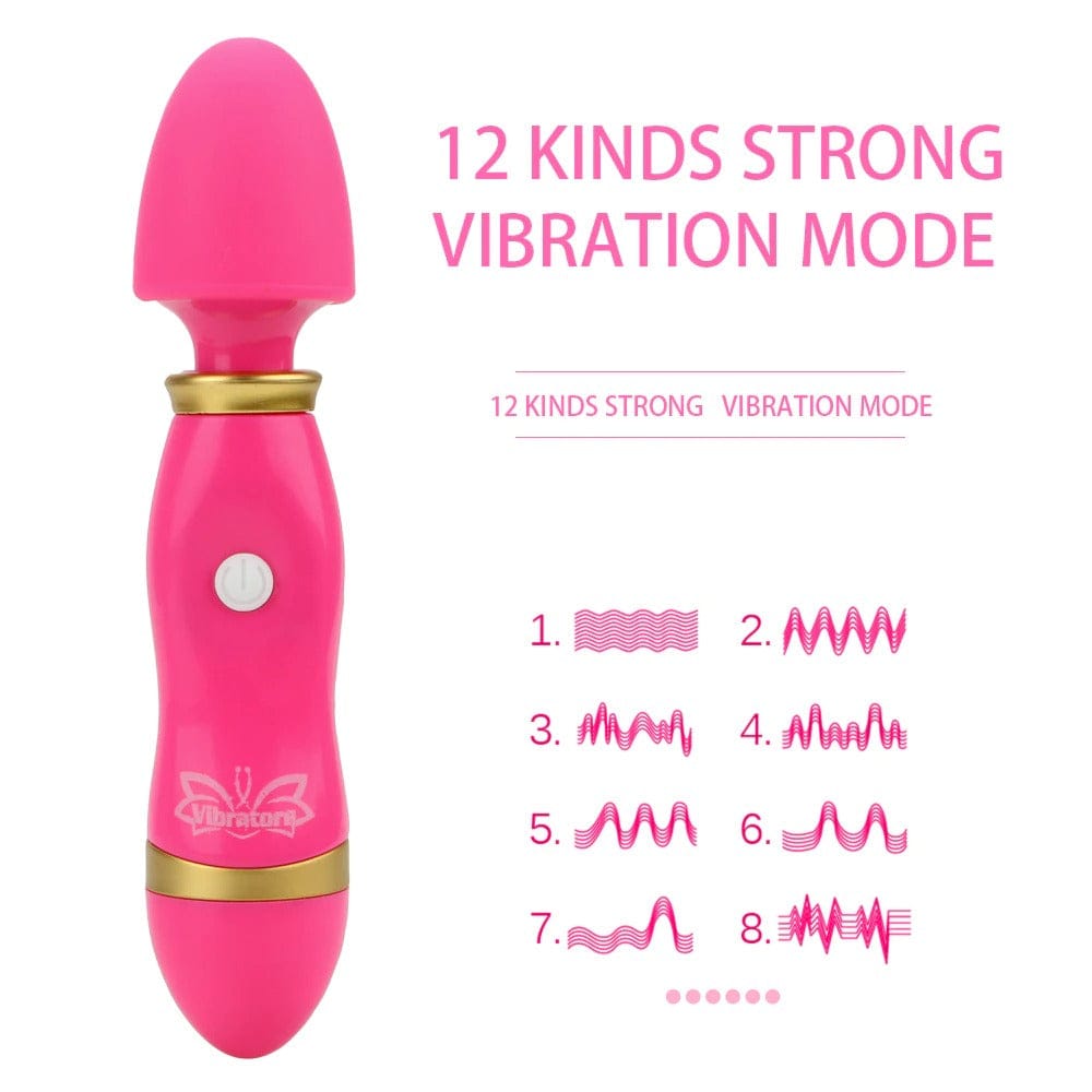 Vibrating Dildo Bullet Anal Plug Beads Clitoris AV Massager Wand Female Sex Toys - secretera