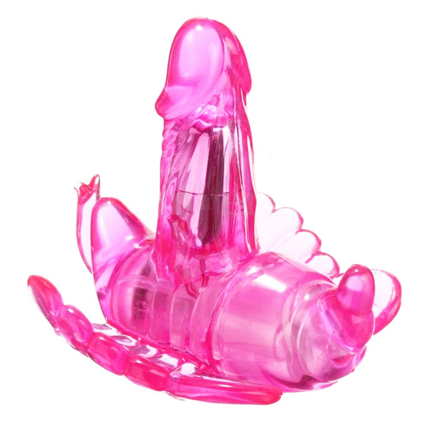 Wearable Butterfly Penis Vibrator Strap on Dildo Massager for Adult Sex Toys - secretera