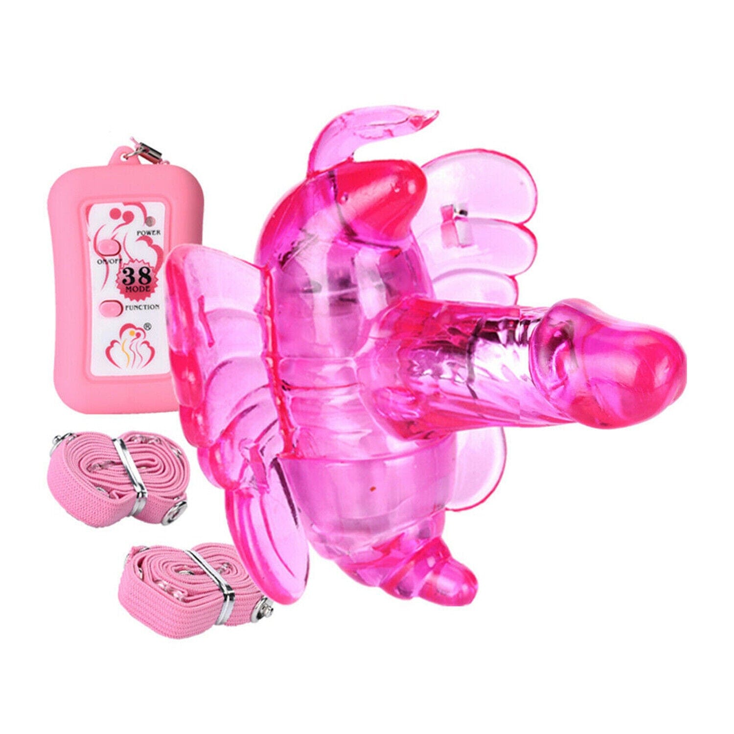 Wearable Butterfly Penis Vibrator Strap on Dildo Massager for Adult Sex Toys - secretera