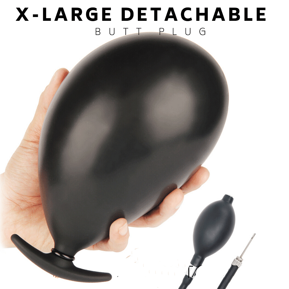 Detachable XXX Large Inflatable Butt Plug Anal Dildo Expanding Gay Adult Sex Toy - Yourlovelychoices