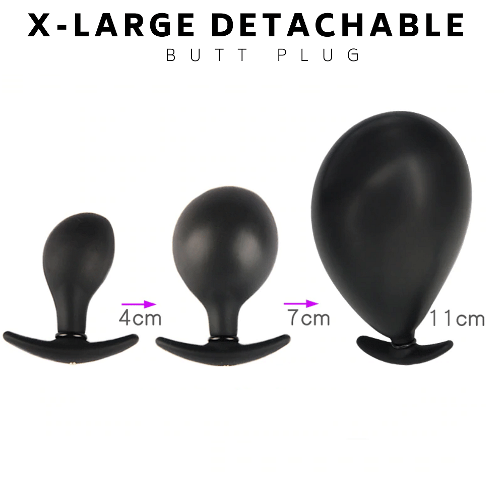 Detachable XXX Large Inflatable Butt Plug Anal Dildo Expanding Gay Adult Sex Toy - Yourlovelychoices