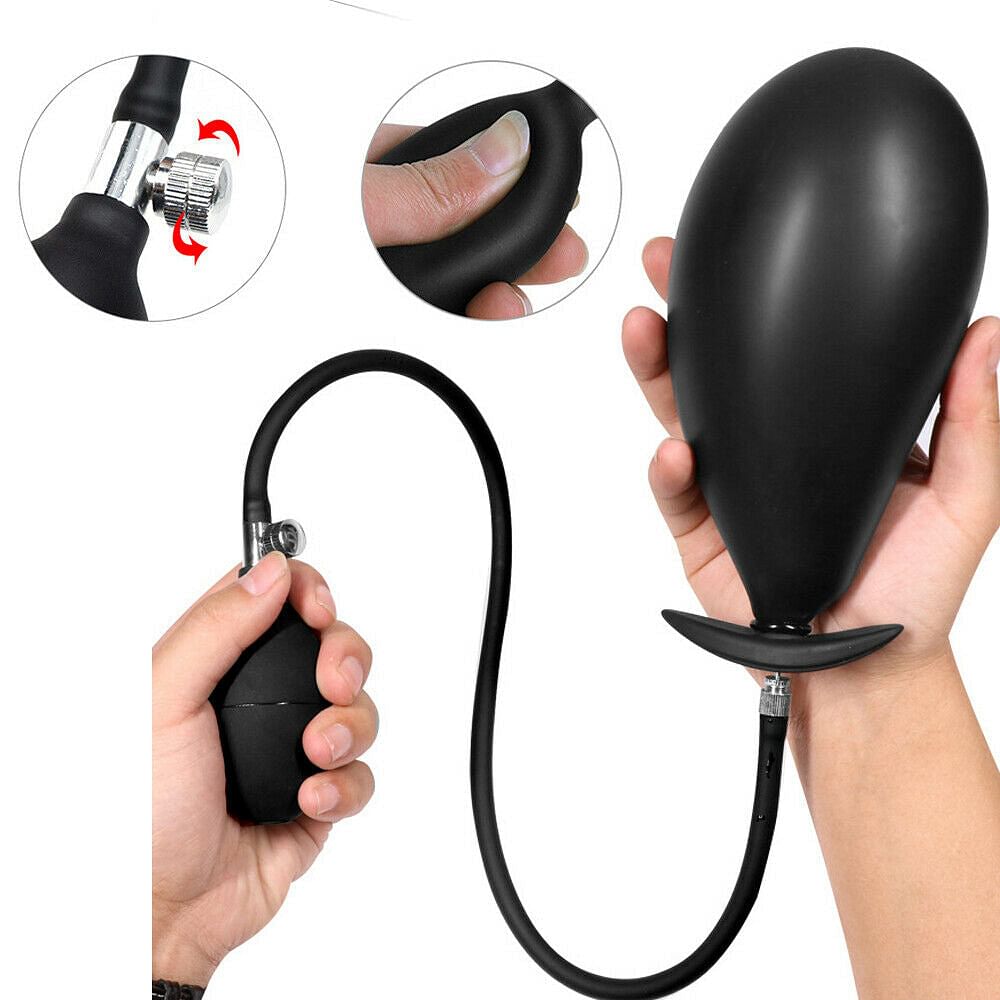 Detachable XXX Large Inflatable Butt Plug Anal Dildo Expanding Gay Adult Sex Toy - Yourlovelychoices