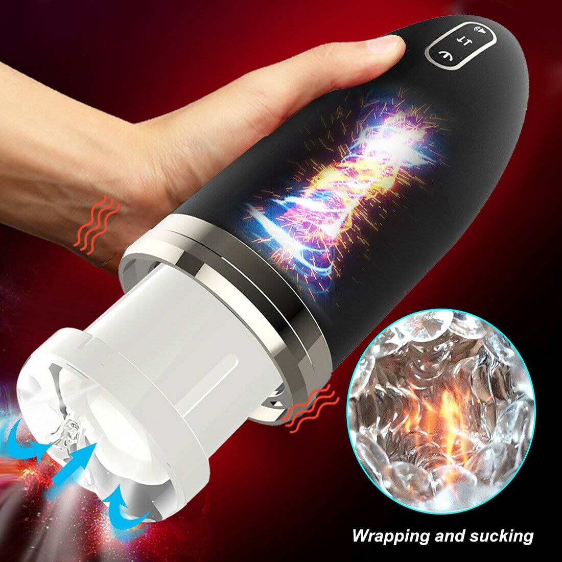 Strong Sucking Vibrating Male Masturbator Cup Stroker Heating Sex Toys For Men - Yourlovelychoices