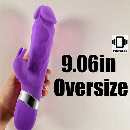 Vibrator Sex Toys Thrusting Powerful G Point Skin Friendly Rampant Rabbit Rechargeable - Yourlovelychoices