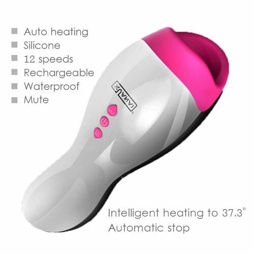 Heating Automatic Oral Vibrator Male Masturbator Pussy Masturbation Cup Sex Toys - yourlovelychoices