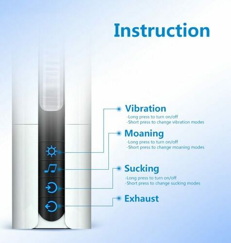 Male Masturbator Automatic Heating Vibration Intelligent Sucking Masturbation Cup LED Handsfree Men Sex Toys - yourlovelychoices