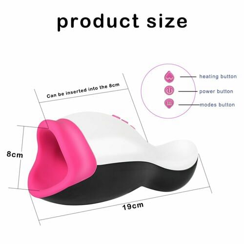 Heating Automatic Oral Vibrator Male Masturbator Pussy Masturbation Cup Sex Toys - yourlovelychoices