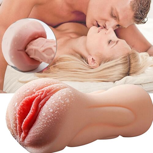 Male Double Ended Masturbation Cup Mouth Pussy Blow Job Sex Toys - yourlovelychoices