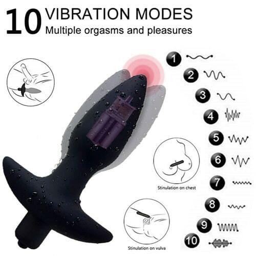 Anal Vibrator Butt Plug Prostate Massager Anal Plug Orgasm Male Sex Toys - Yourlovelychoices