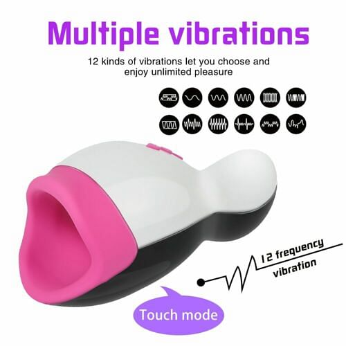 Heating Automatic Oral Vibrator Male Masturbator Pussy Masturbation Cup Sex Toys - yourlovelychoices